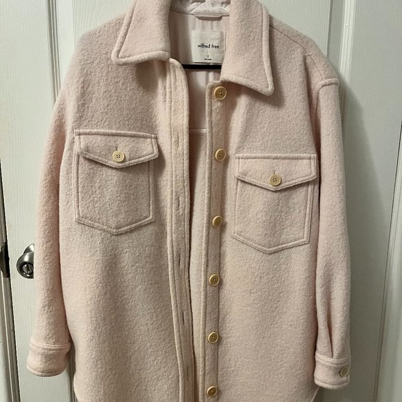 Wilfred Free Pink Shacket - Picture 1 of 3